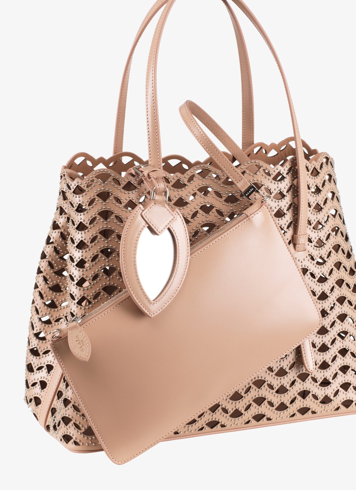Mina 32 Tote Bag ALAÏA SANDY MINA 32 TOTE BAG